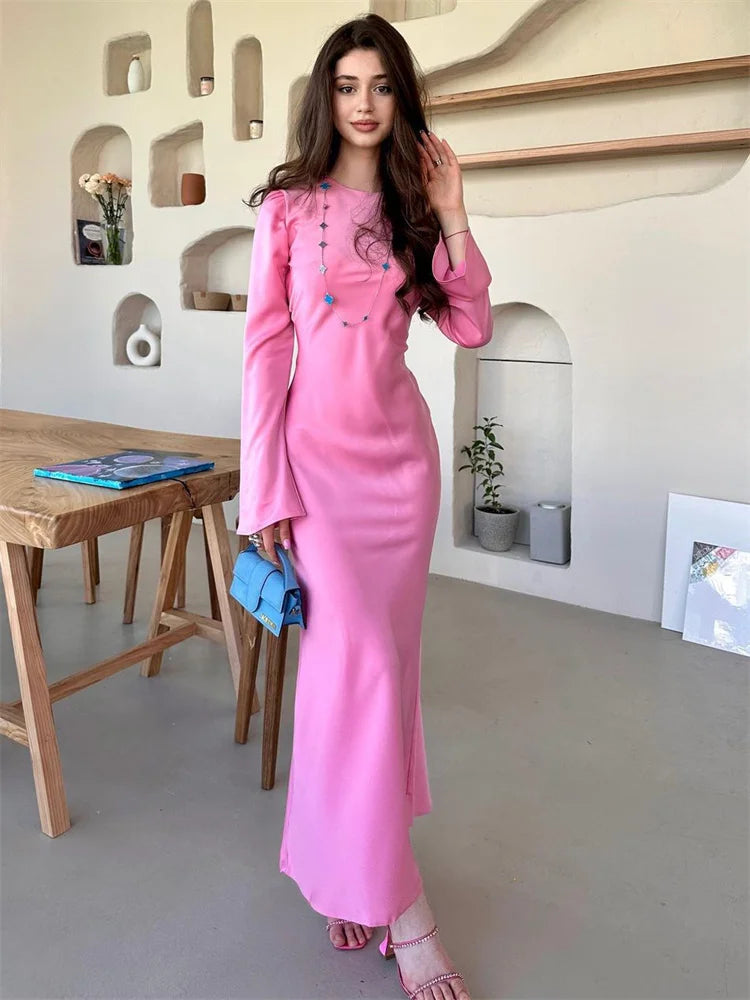 Fashion Elegant long sleeve high quality Dress 2024