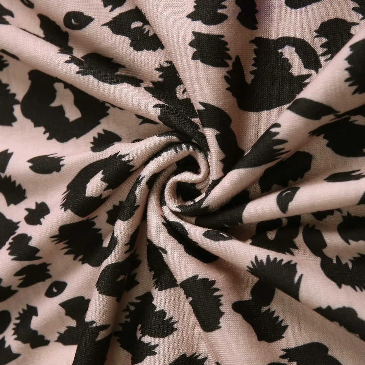 Fashion Casual Leopard Print Dress 2024