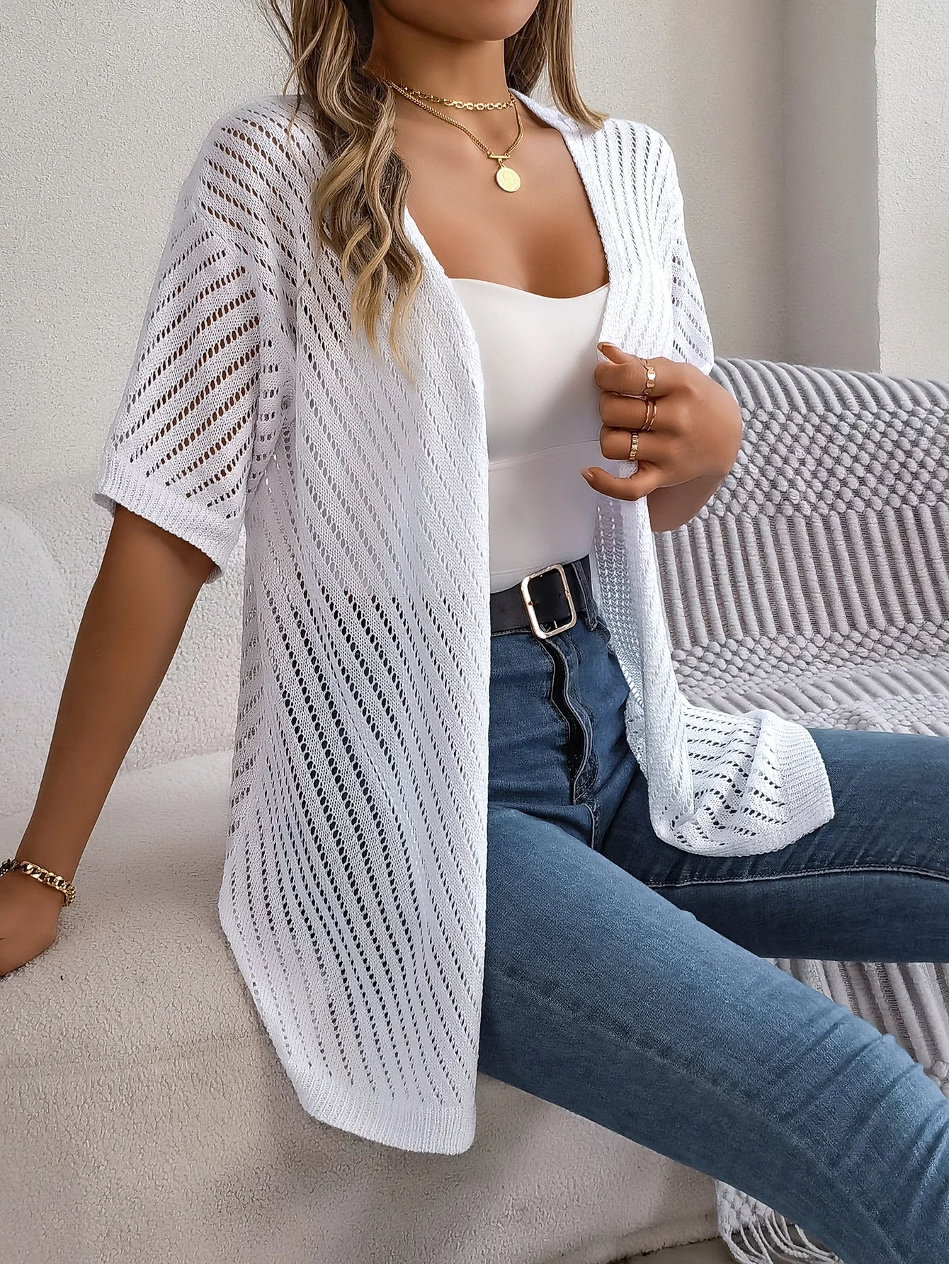 Fashion Spring/Summer Knitted Casual Cardigan 2024 – Women