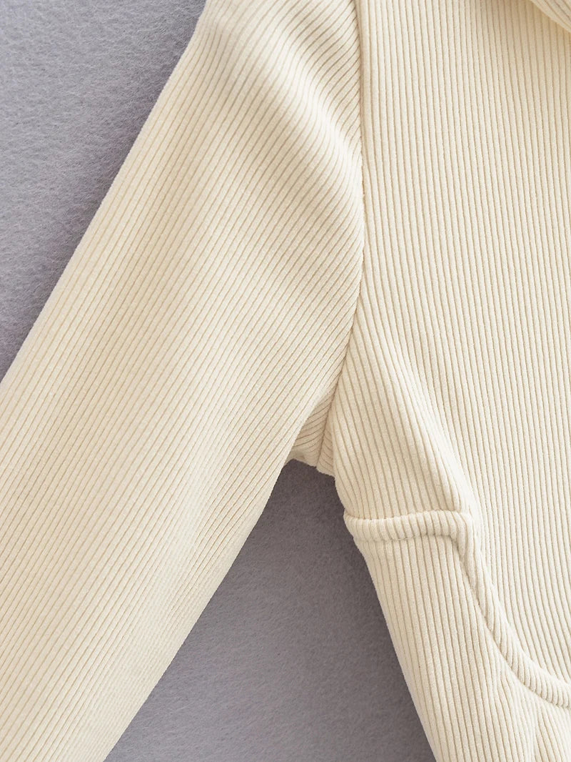 Fashion 2024 New Fall season cropped Zippers