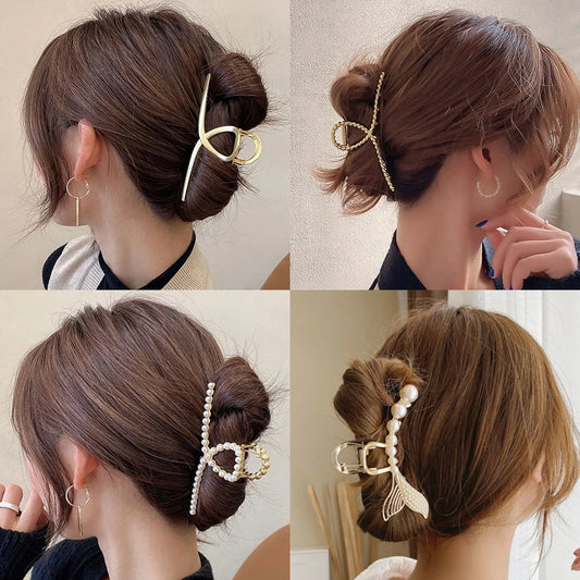 Metal Hair Fashion Clip for Woman 2024