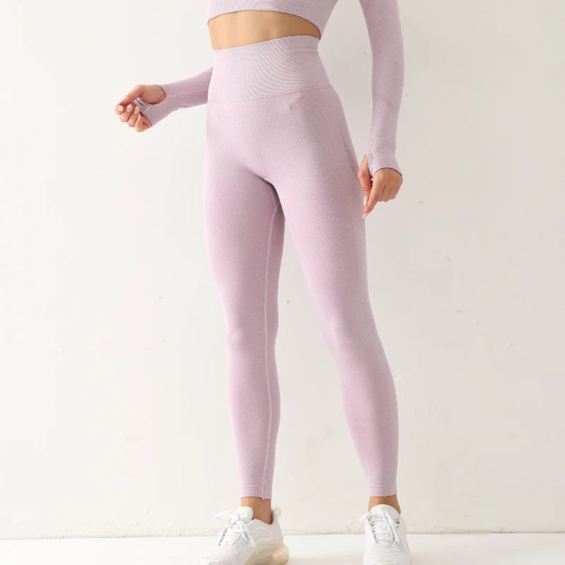 Fashion Fitness Women Sport Seamless Leggings High Waist 2024