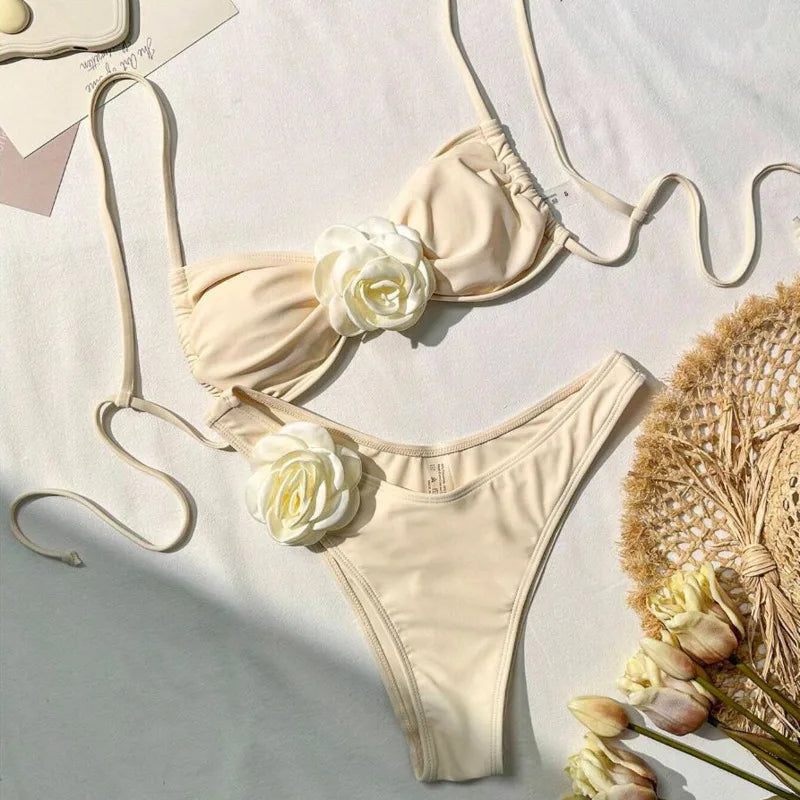 Fashion Flower Styled Bikini 2024