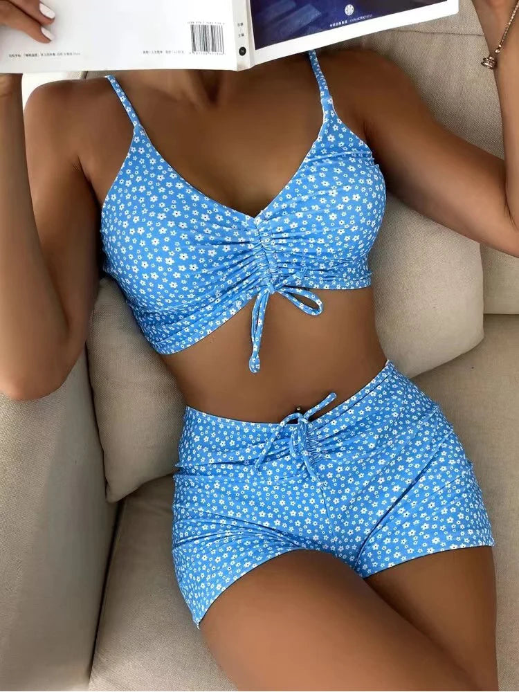 Fashion High Waist Bikini Swimsuit 2024 High Quality