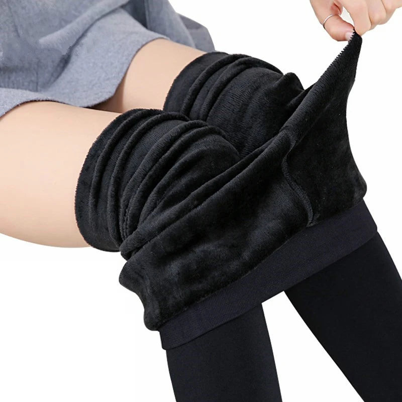 Fashion Winter Cashmere Leggins for Women 2024