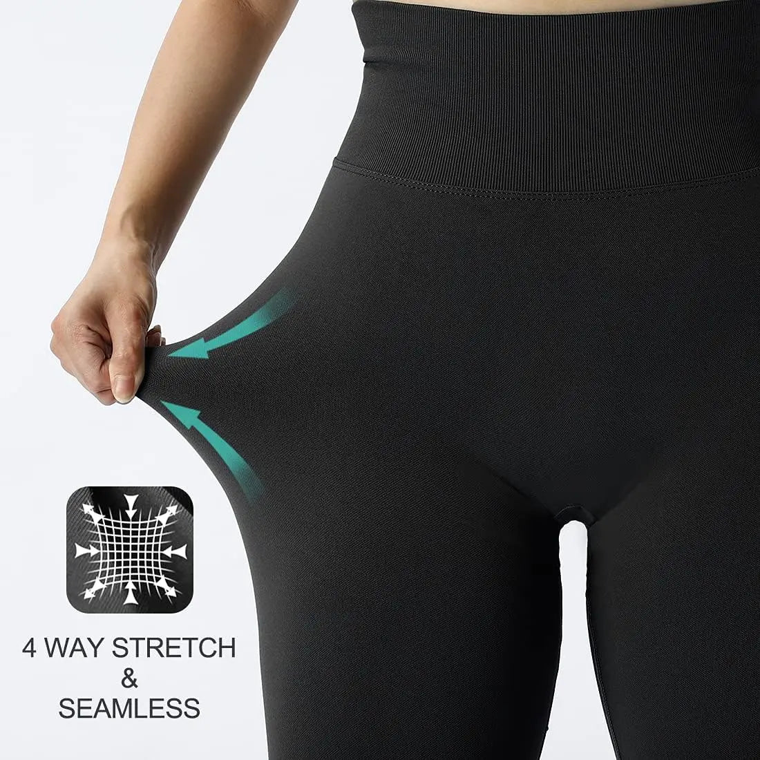 Fashion Seamless Fitness Gym Pants High Waist 2024