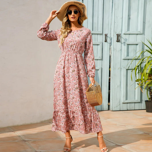 Fashion Spring/Summer Bohemian Women Casual Dress 2024