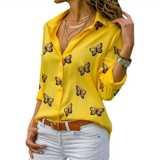 Women Long Sleeve Blouse Oversized 2024