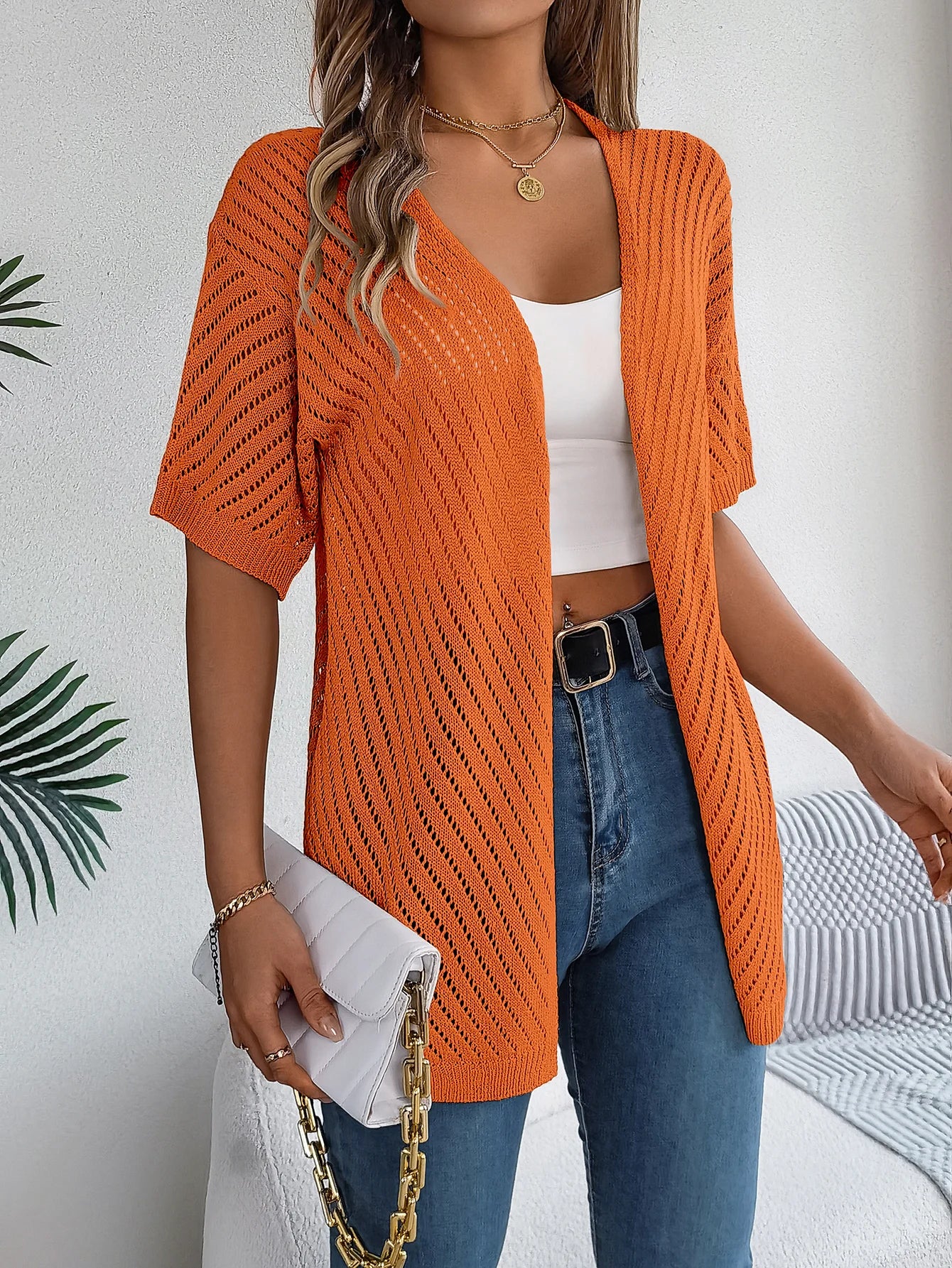 Fashion Spring/Summer Knitted Casual Cardigan 2024 – Women Fashion Spring/Summer Knitted Casual Cardigan 2024 – Women